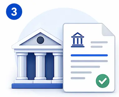 Provide a bank statement or online banking screenshot