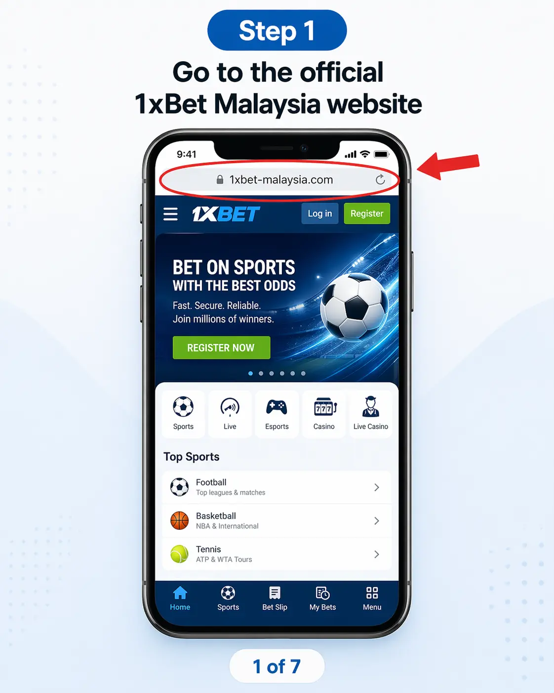 Official 1xBet Malaysia website